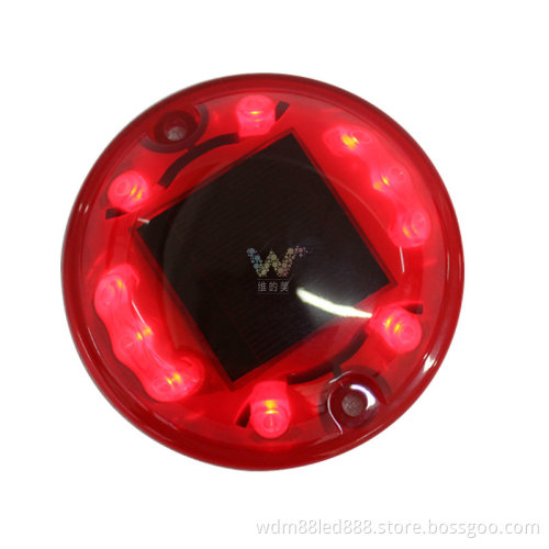 solar power garden signal LED Plastic road stud
